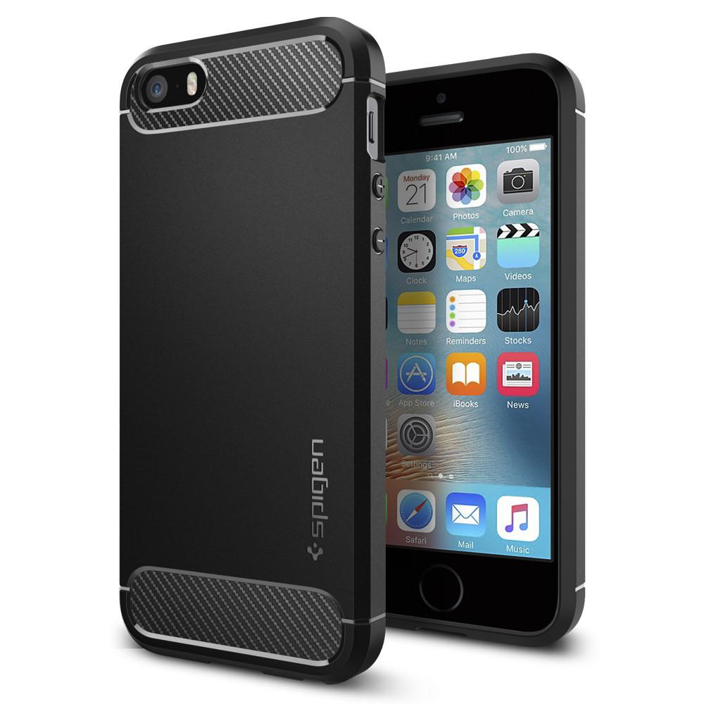 Cover Rugged Armor iPhone 5/5S/SE Black