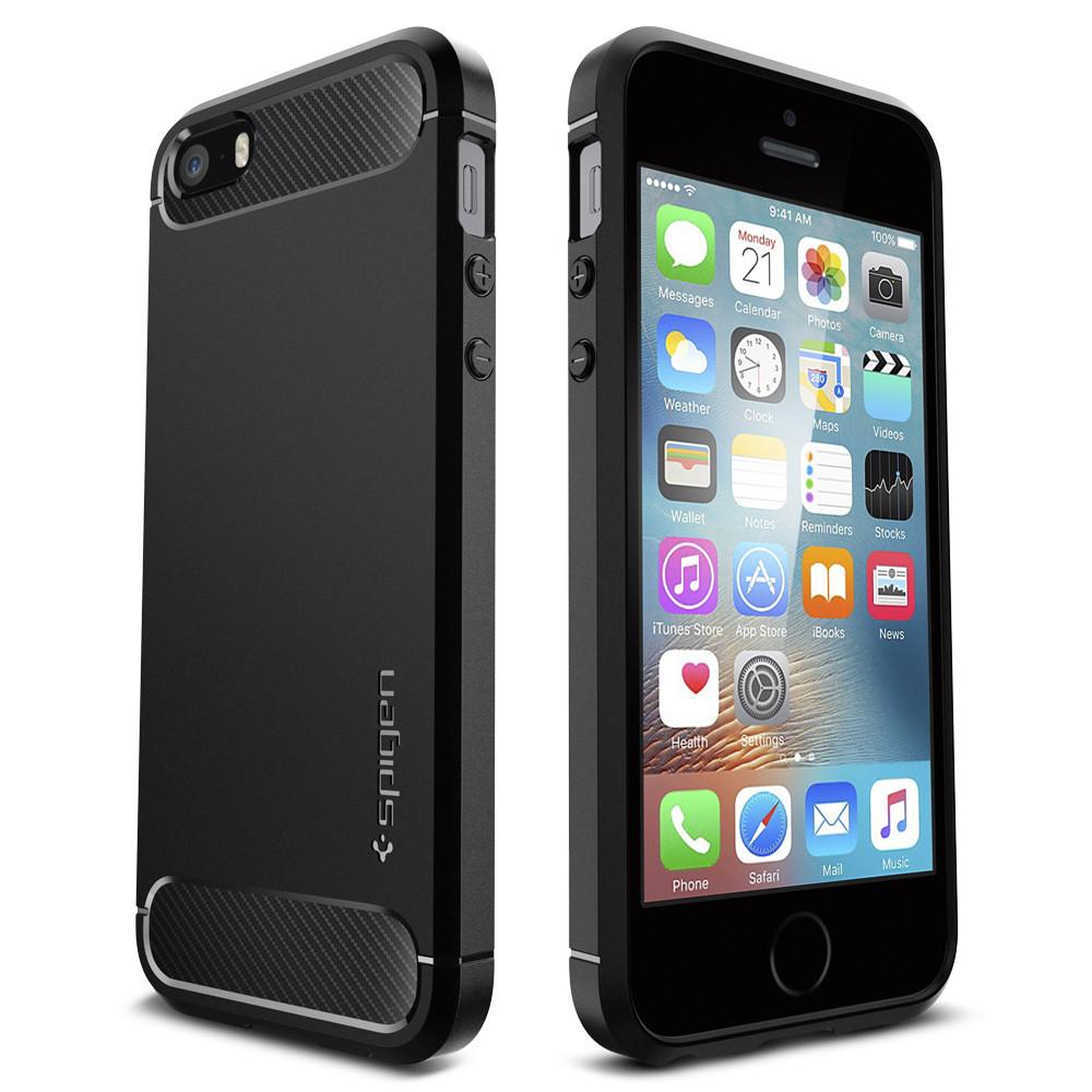 Cover Rugged Armor iPhone 5/5S/SE Black