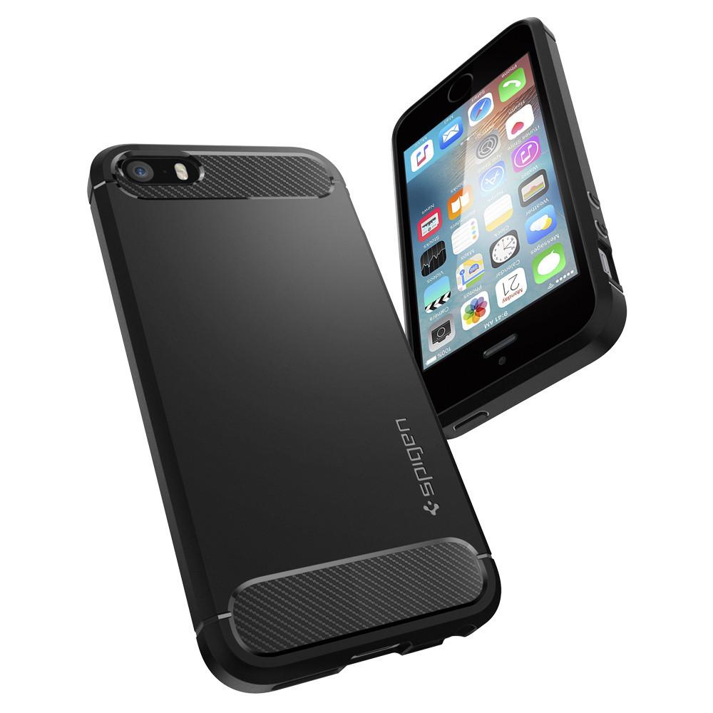 Cover Rugged Armor iPhone 5/5S/SE Black