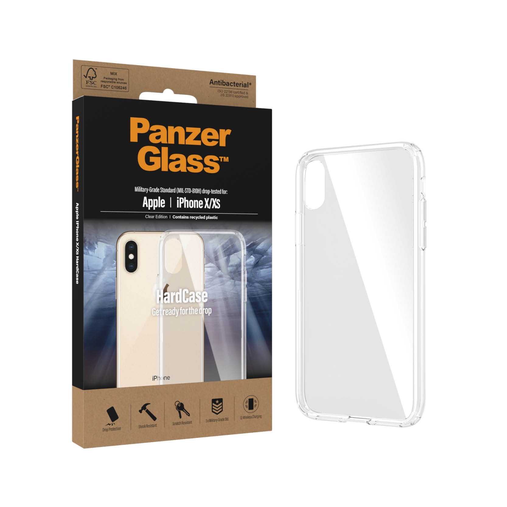 Hardcase Cover iPhone X/XS transparente