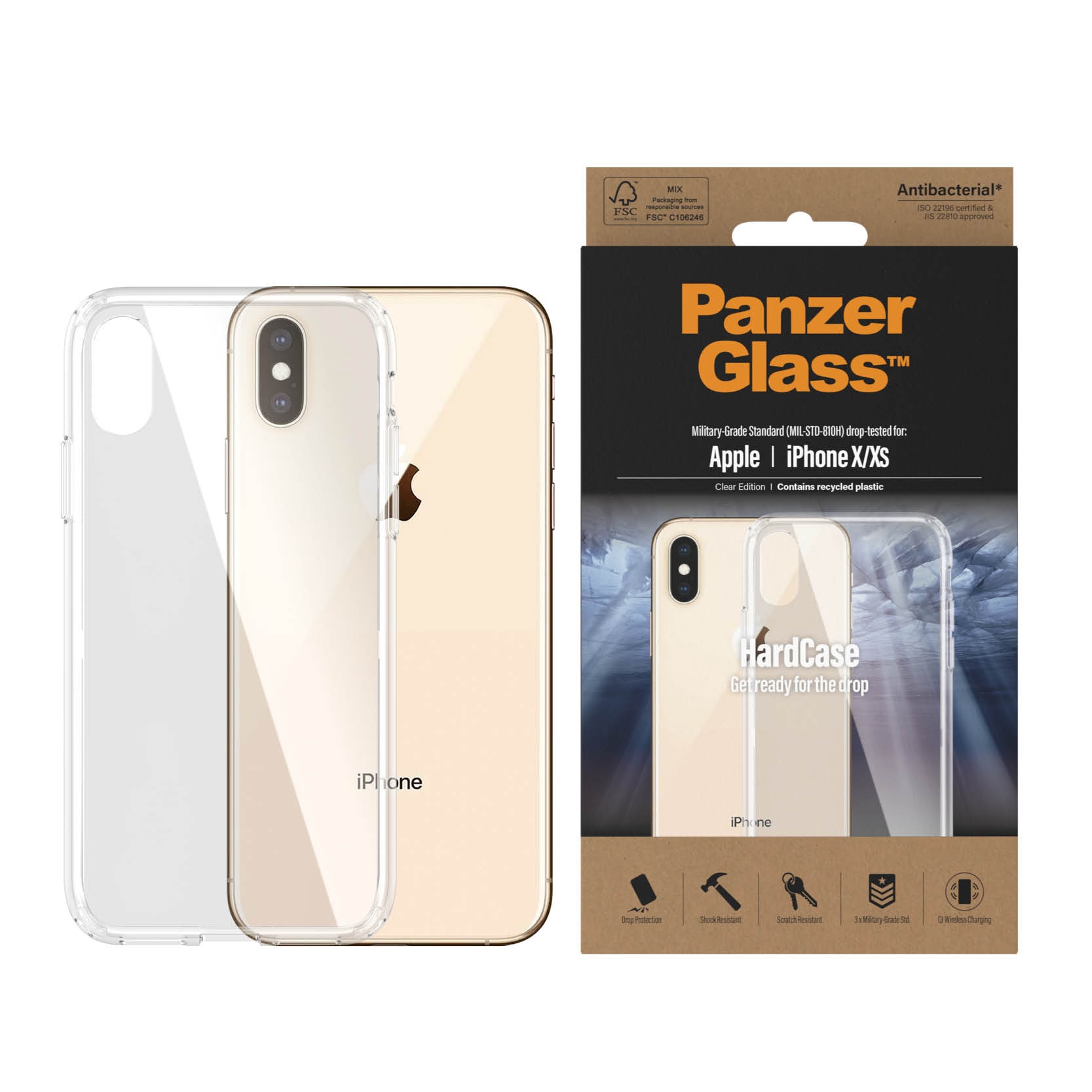 Hardcase Cover iPhone X/XS transparente