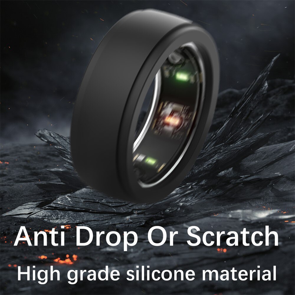 Cover in silicone Samsung Galaxy Ring taglia 6-9, nero