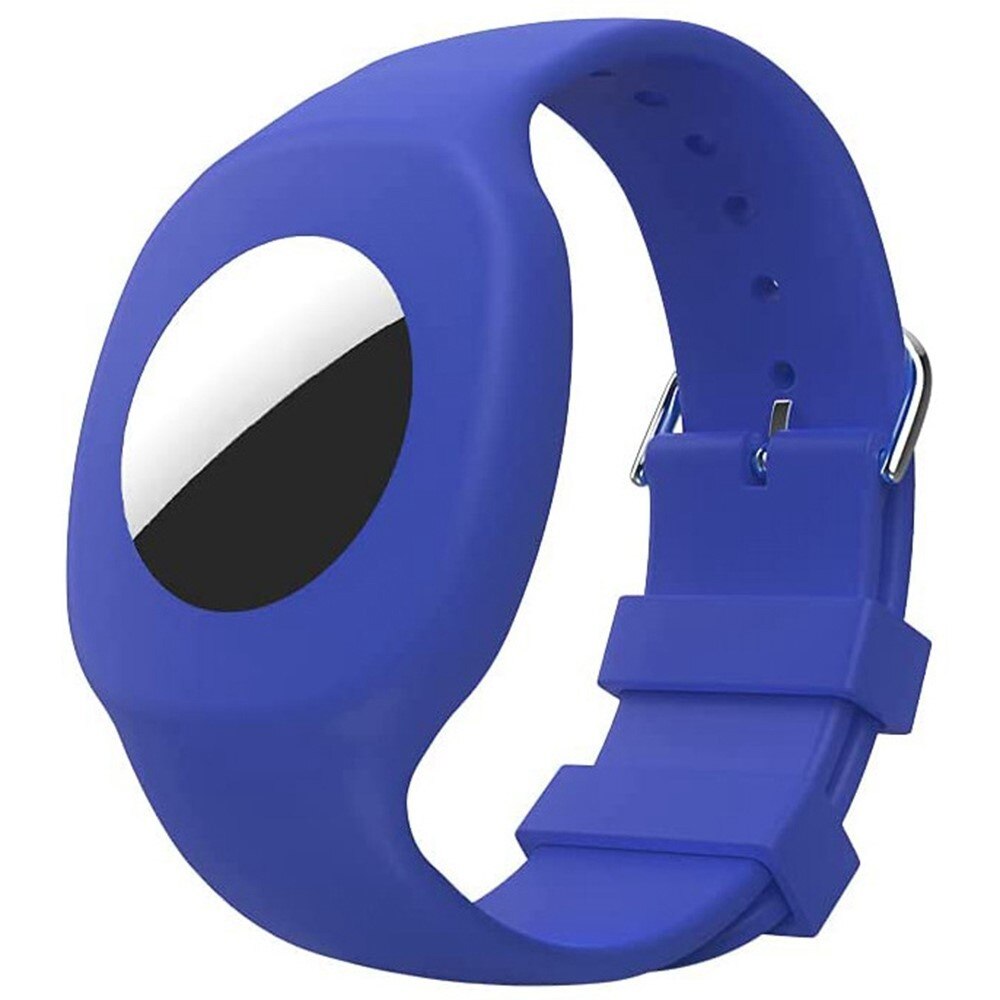 Cinturino in silicone per bambini AirTag Blu