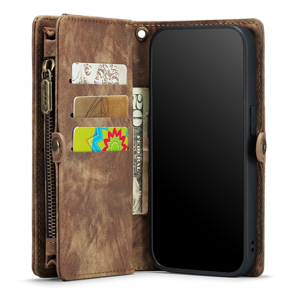 Cover portafoglio Multi-Slot iPhone X/XS Marrone