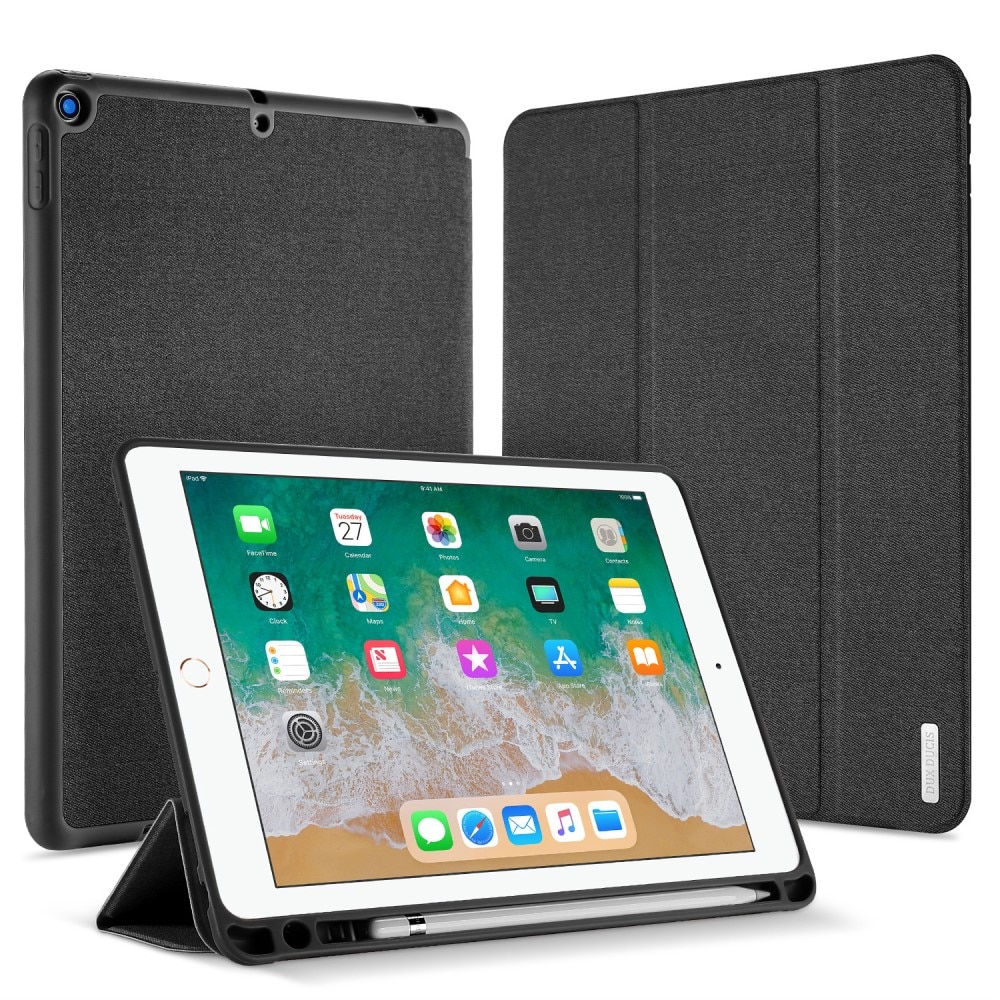 Cover Domo Tri-Fold iPad 9.7 5th Gen (2017) Black