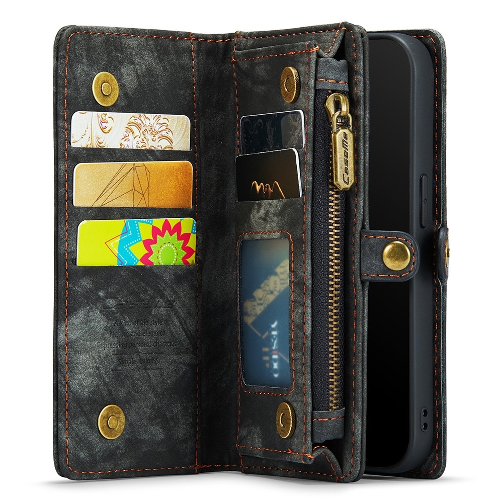 Cover portafoglio Multi-Slot iPhone Xr Grigio