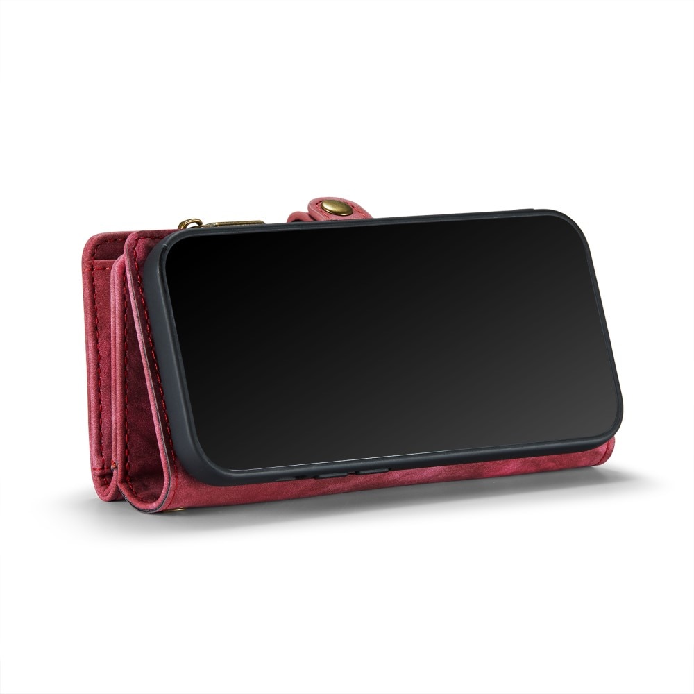 Cover portafoglio Multi-Slot iPhone Xr Rosso