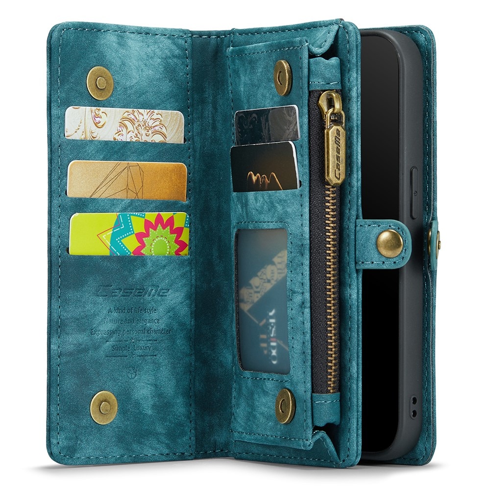 Cover portafoglio Multi-Slot iPhone Xr Blu