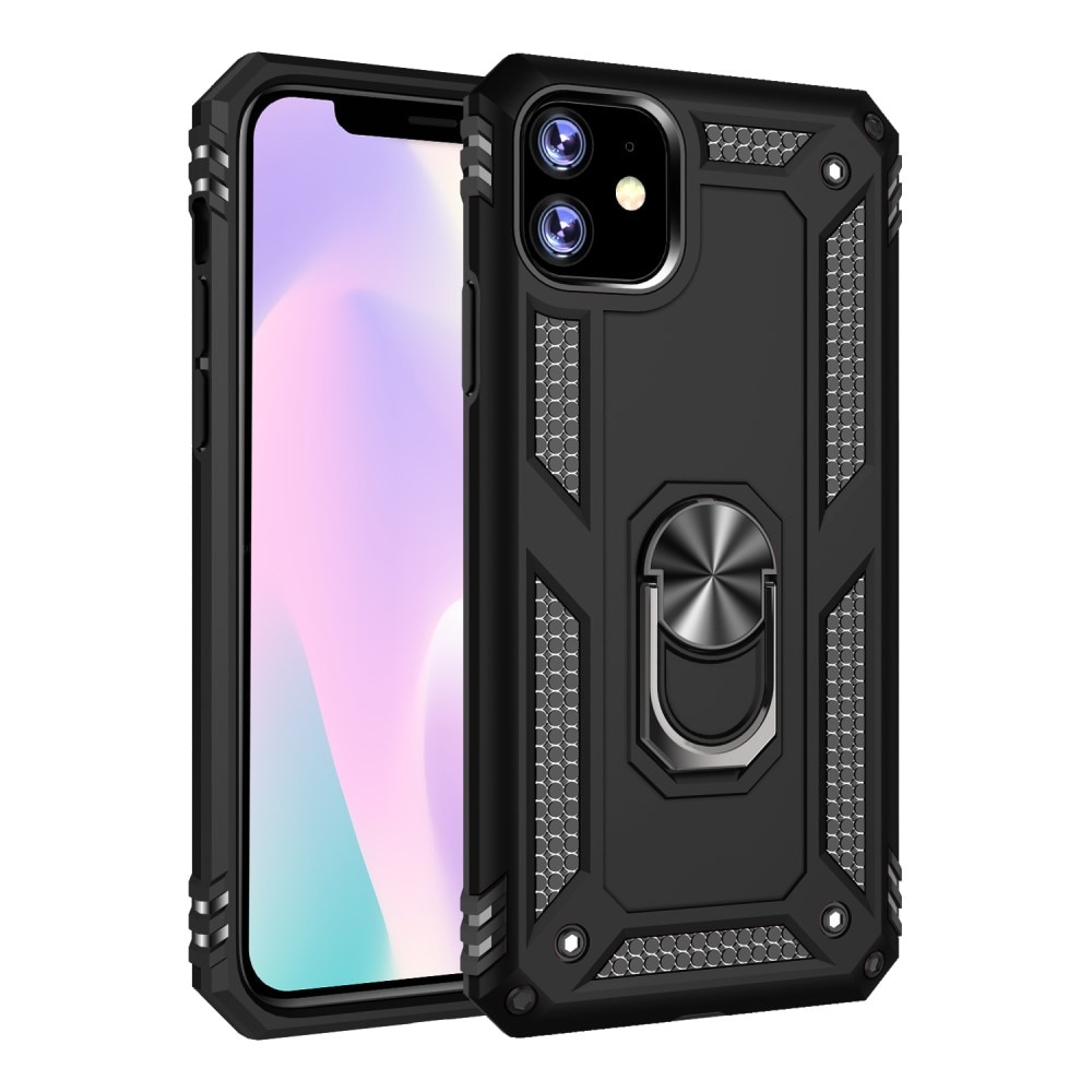 Cover ibride con anello iPhone 11 Pro nero