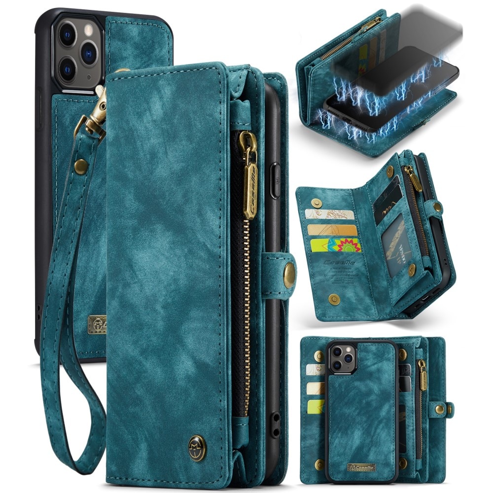 Cover portafoglio Multi-Slot iPhone 11 Pro Max Blu