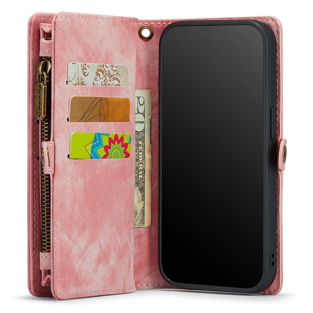 Cover portafoglio Multi-Slot iPhone 11 rosa