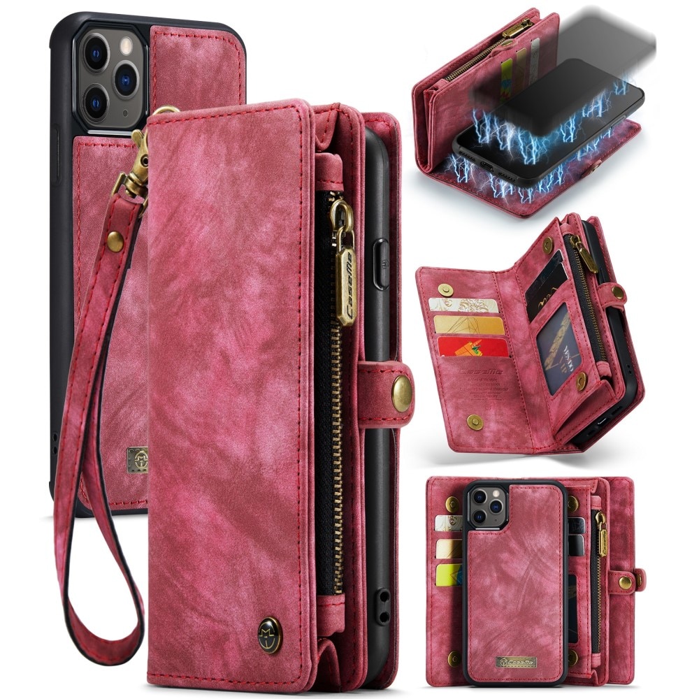 Cover portafoglio Multi-Slot iPhone 11 Pro Rosso