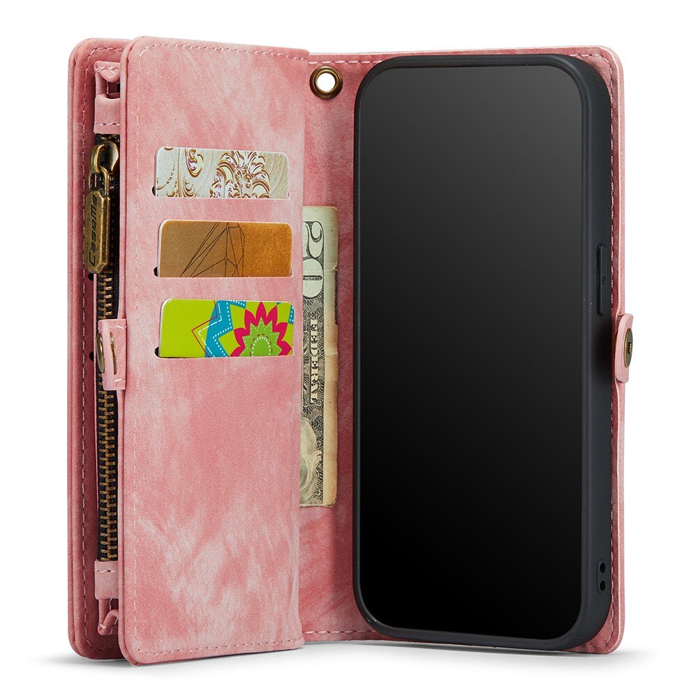 Cover portafoglio Multi-Slot iPhone 11 Pro rosa