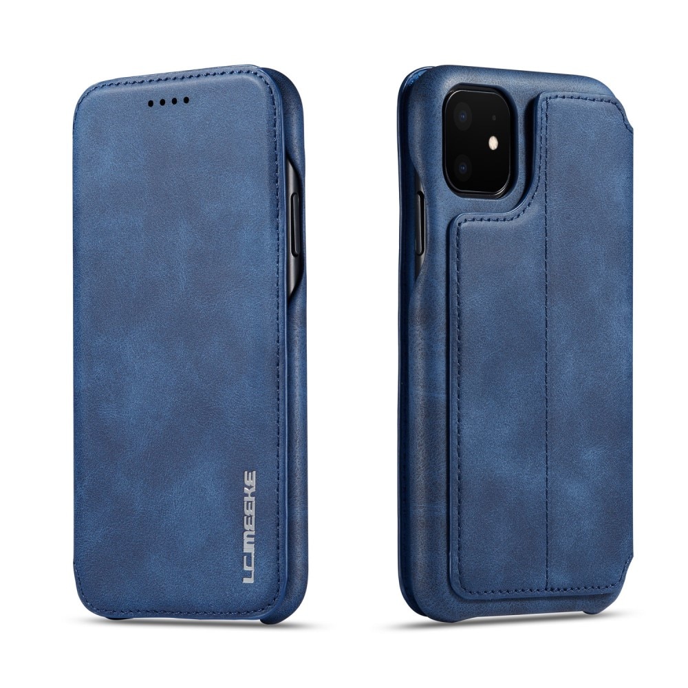 Custodie a portafoglio sottili iPhone 11 Blu