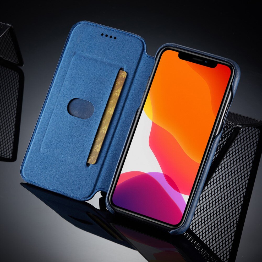 Custodie a portafoglio sottili iPhone 11 Blu