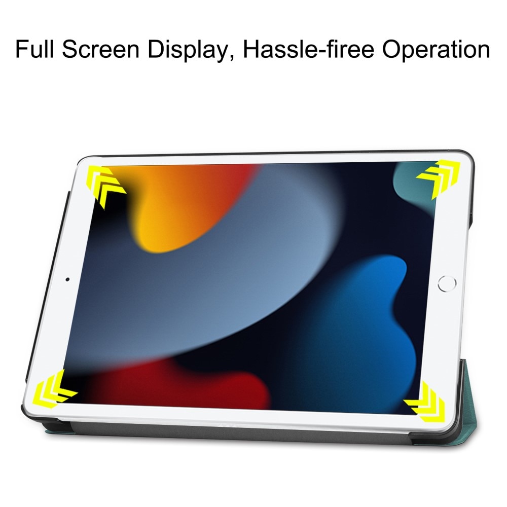 Cover Tri-Fold iPad 10.2 9th Gen (2021) verde