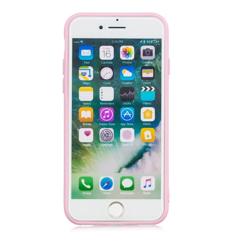 Cover TPU iPhone 7 rosa