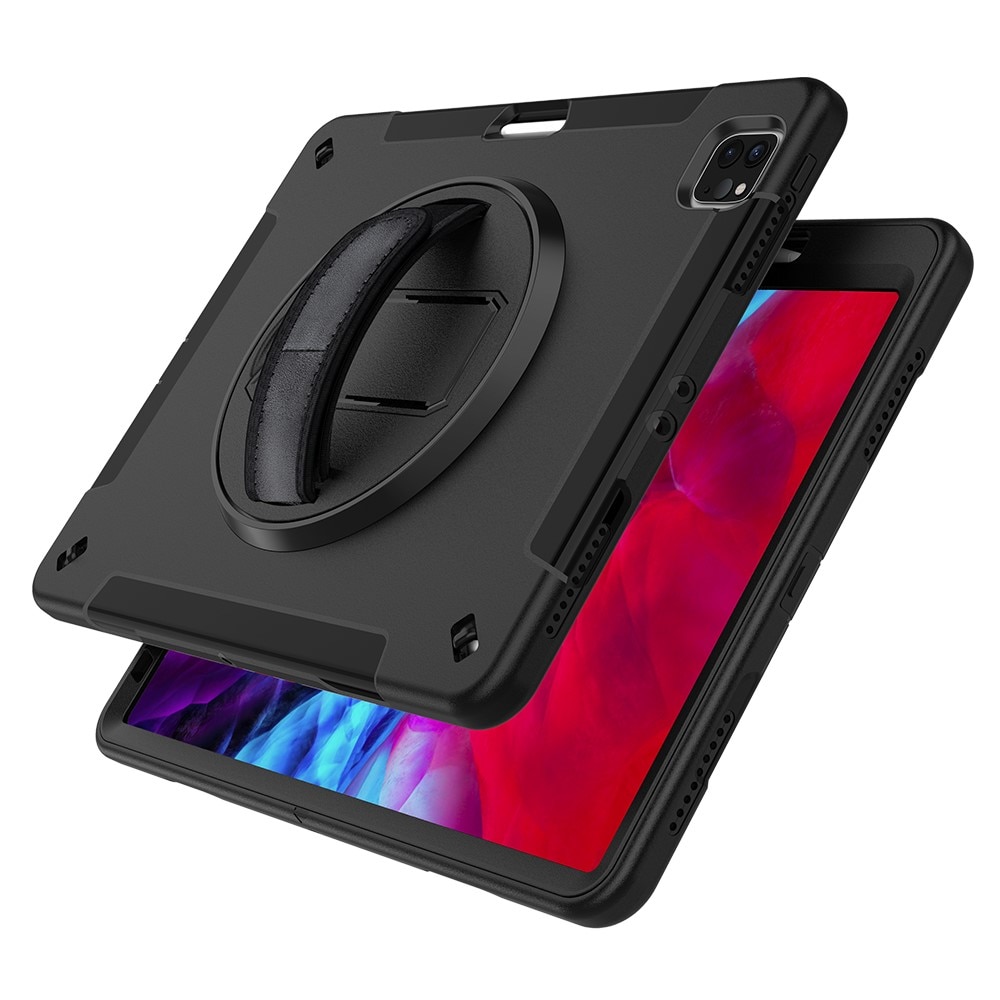 Custodia ibrida antiurto con tracolla iPad Pro 12.9 3rd Gen (2018) nero