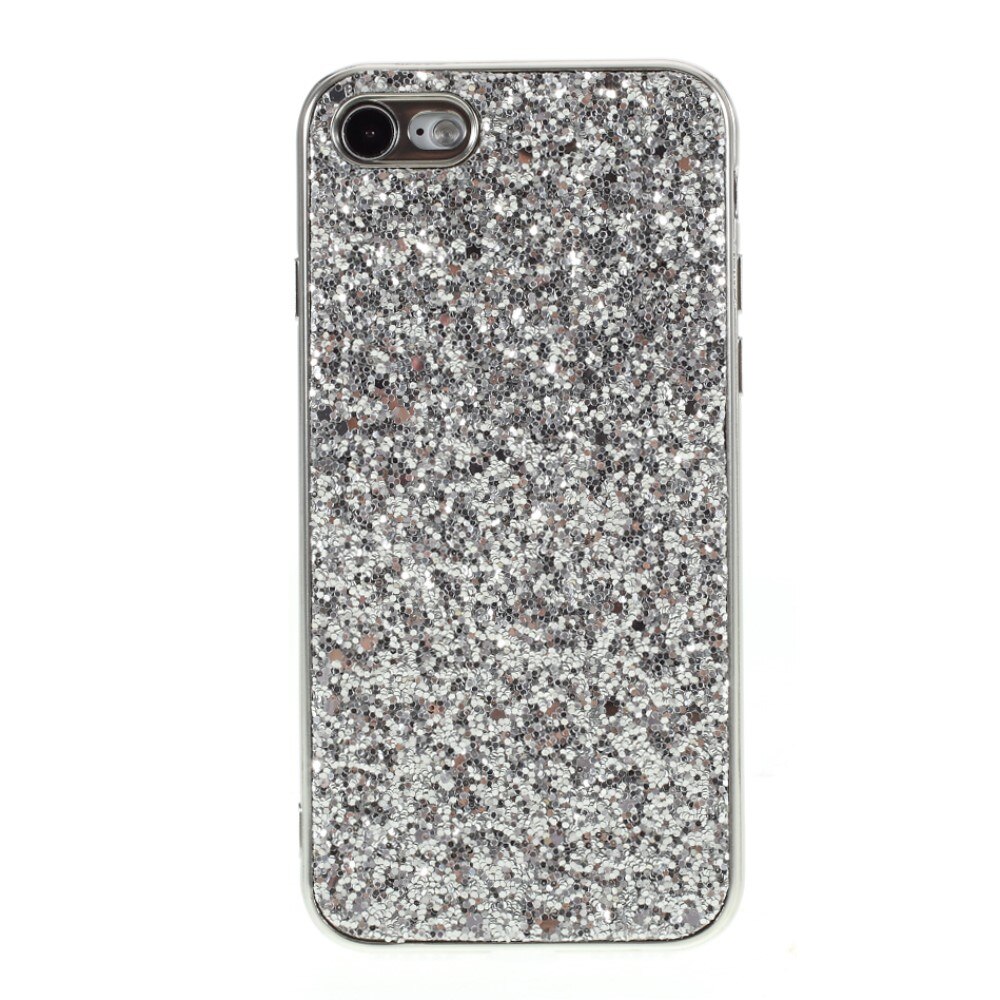 Cover Luccichio iPhone 8 d'argento