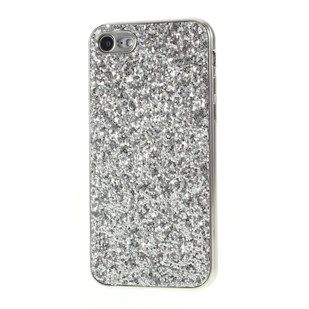 Cover Luccichio iPhone 7 d'argento