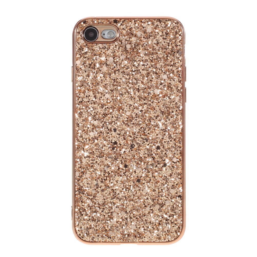 Cover Luccichio iPhone 8 oro rosa