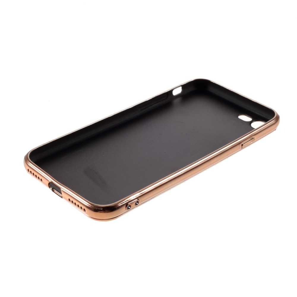 Cover Luccichio iPhone SE (2022) oro rosa