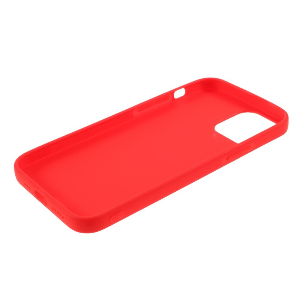 Cover TPU iPhone 12 Mini rosso