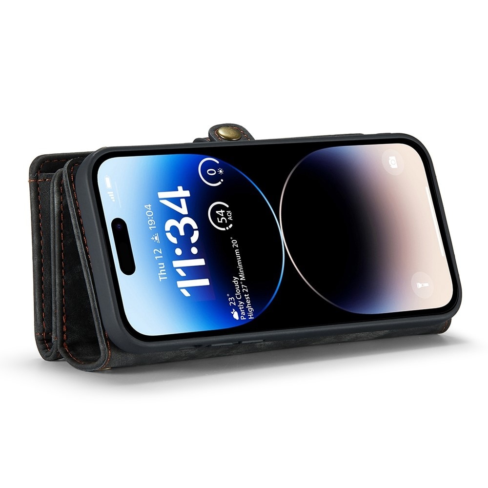 Cover portafoglio Multi-Slot iPhone 12 Pro Max Grigio