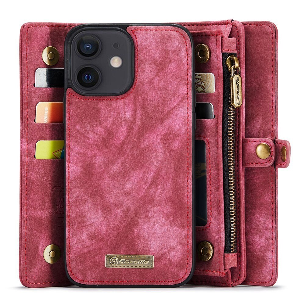 Cover portafoglio Multi-Slot iPhone 12/12 Pro Rosso