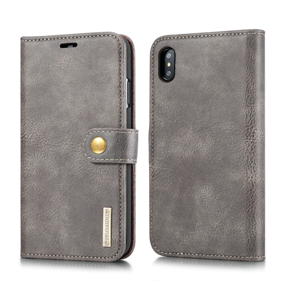 Cover portafoglio Magnet Wallet iPhone Xs Max Brown