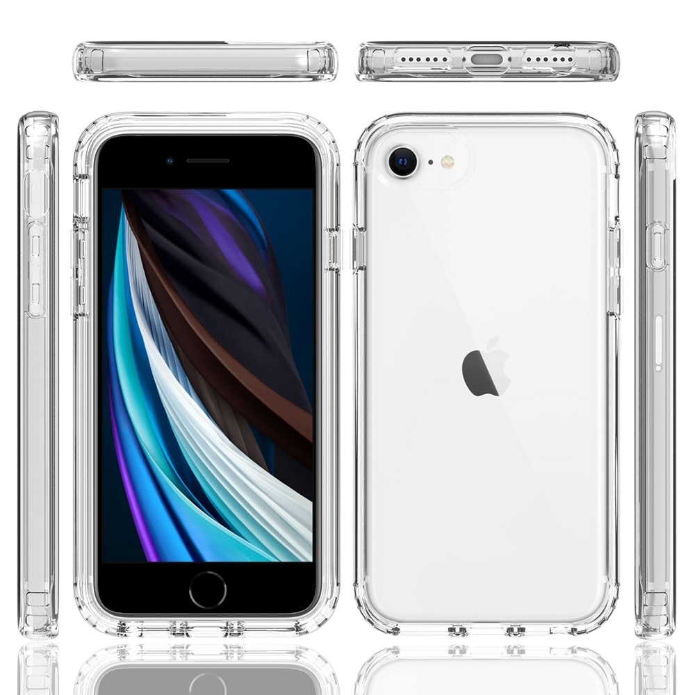 Cover protezione totale iPhone 8 trasparente