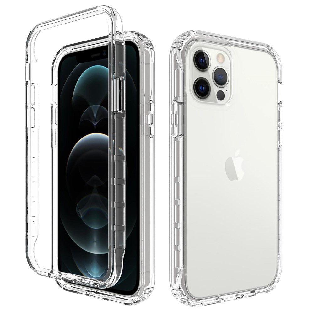 Cover protezione totale iPhone 12/12 Pro trasparente