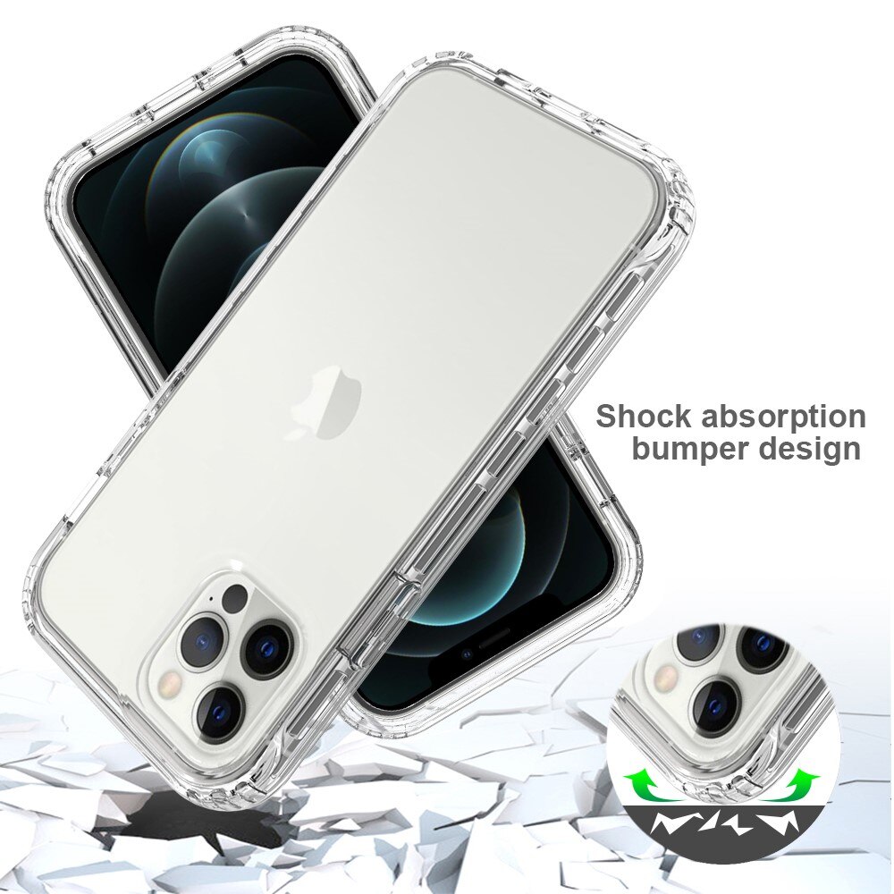 Cover protezione totale iPhone 12/12 Pro trasparente