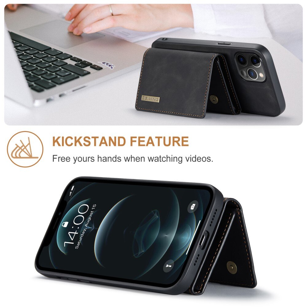 Cover Magnetic Card SlotiPhone 12 Pro Max Nero