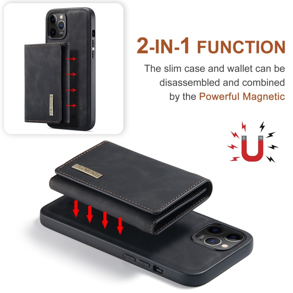 Cover Magnetic Card SlotiPhone 12 Pro Max Nero