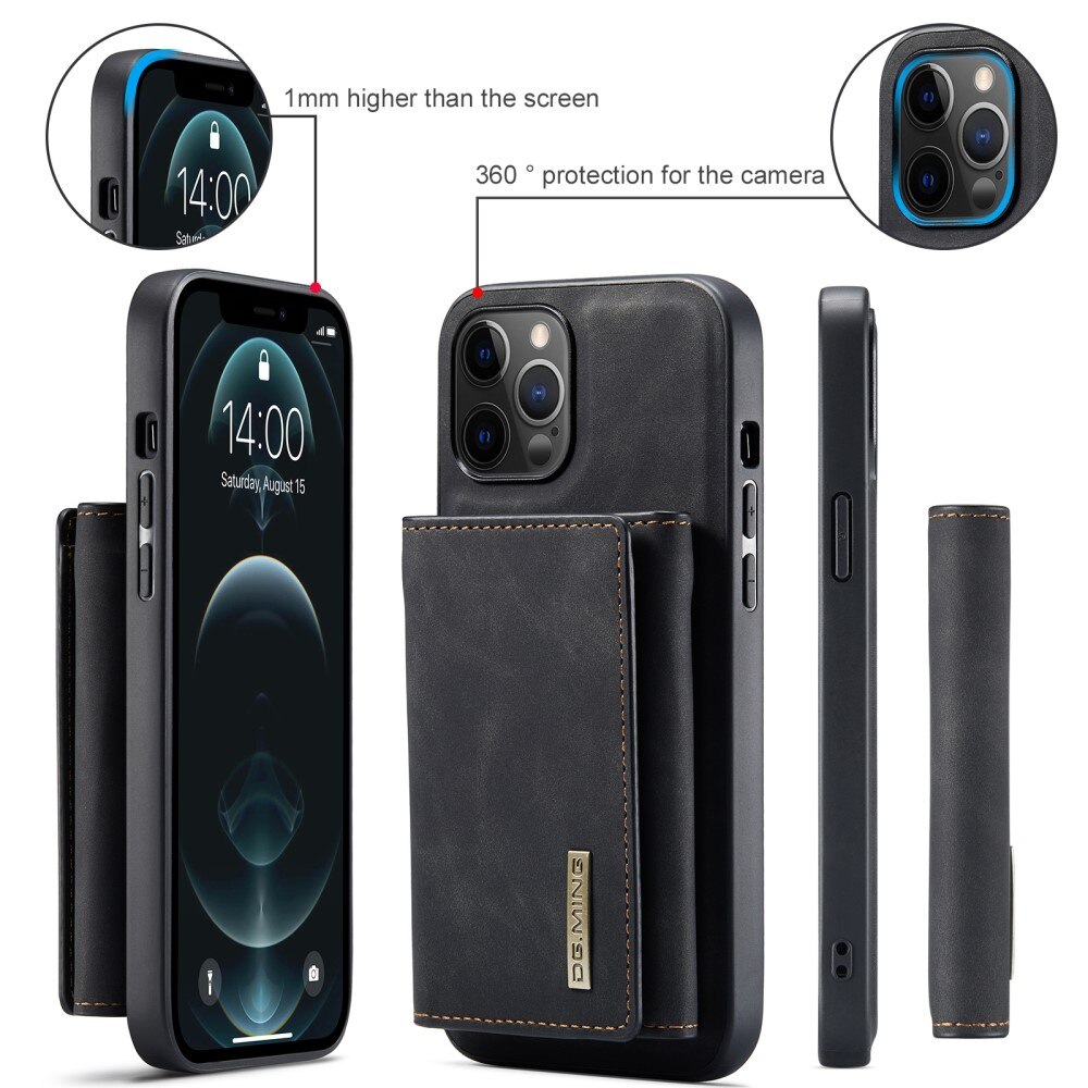 Cover Magnetic Card SlotiPhone 12 Pro Max Nero