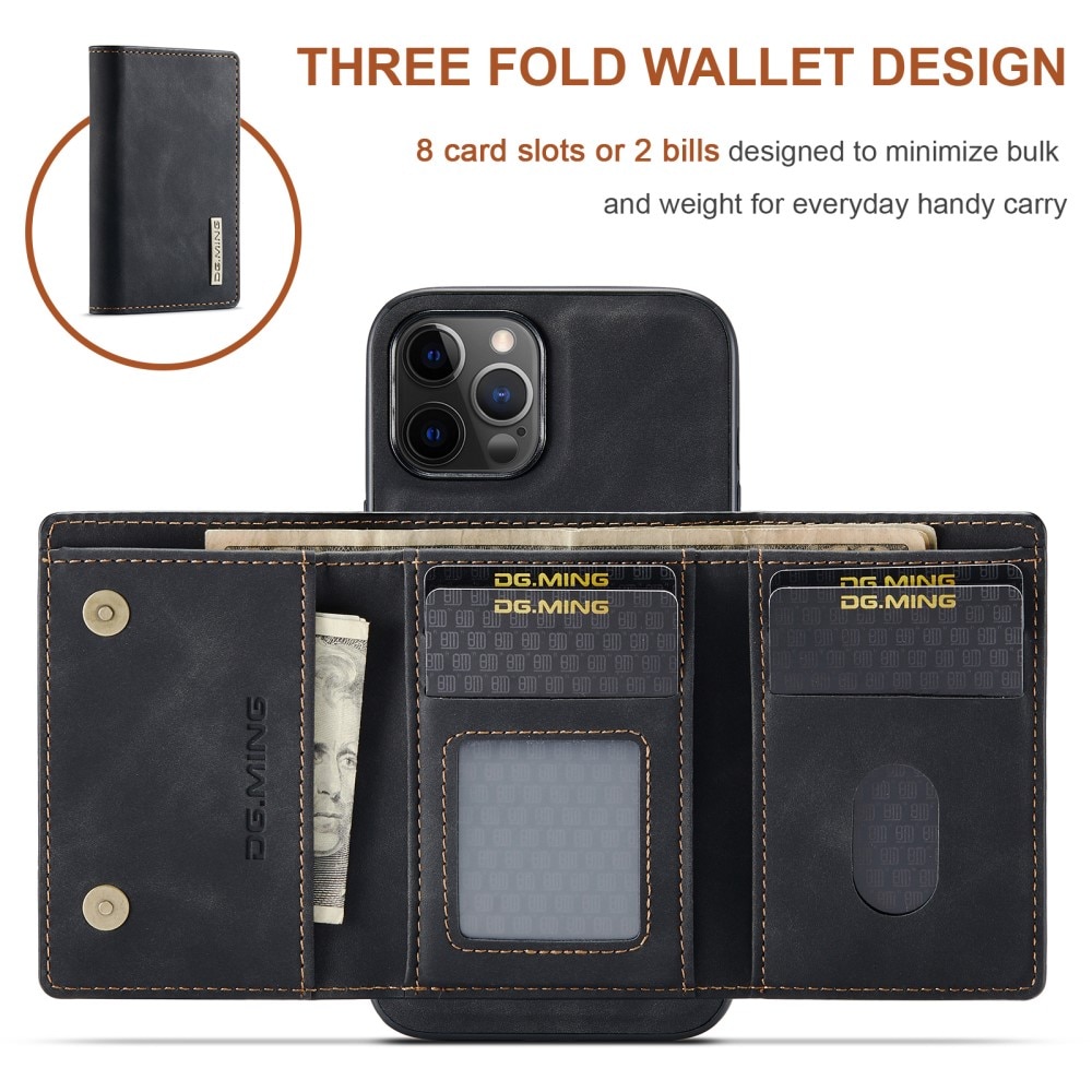 Cover Magnetic Card SlotiPhone 12 Pro Max Nero