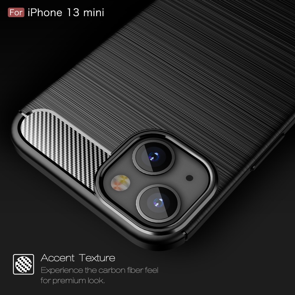 Cover TPU Brushed Apple iPhone 13 Mini Nero