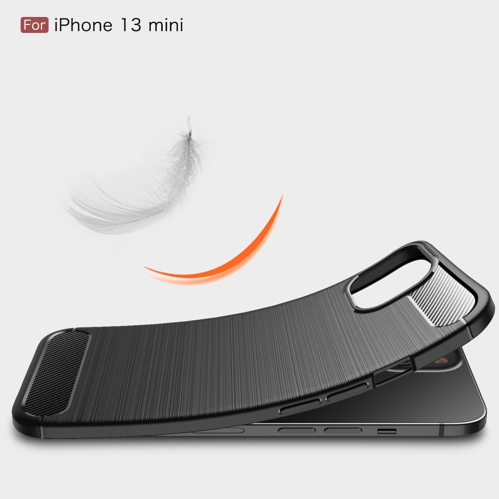 Cover TPU Brushed Apple iPhone 13 Mini Nero