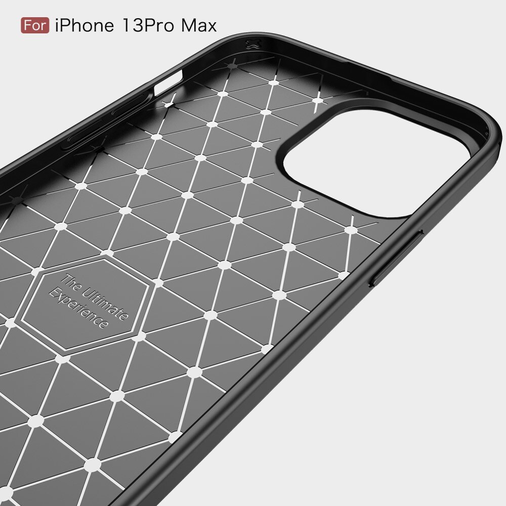 Cover TPU Brushed Apple iPhone 13 Pro Max Nero