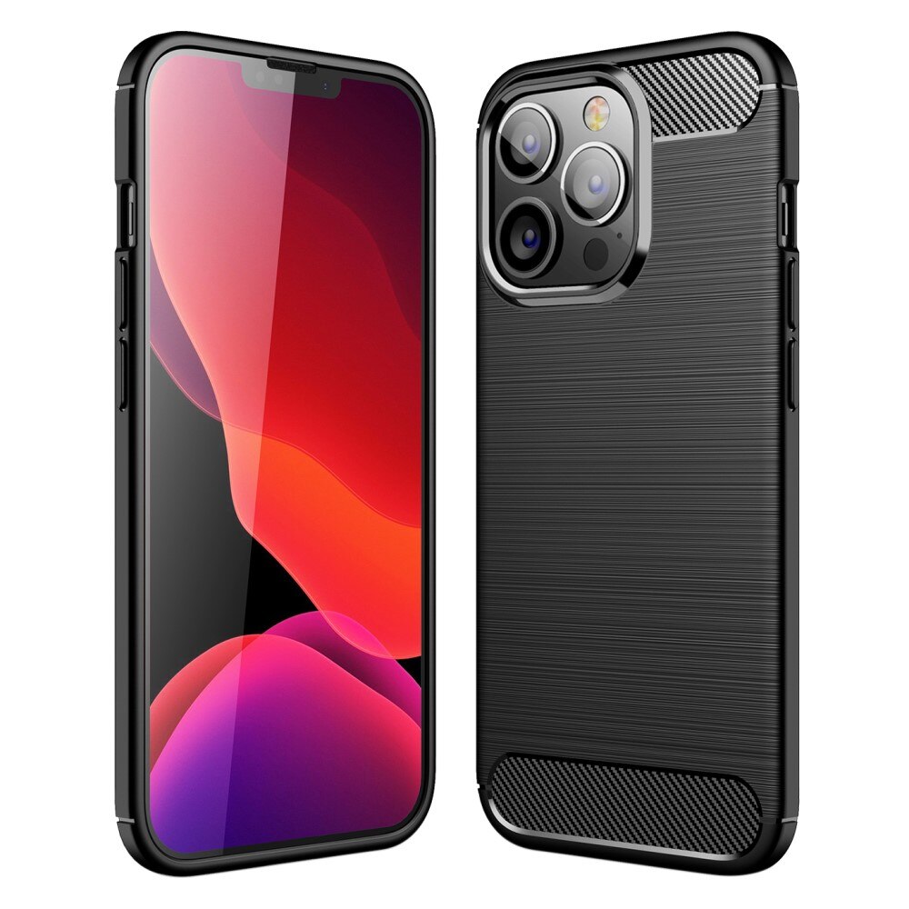 Cover TPU Brushed iPhone 13 Pro Nero