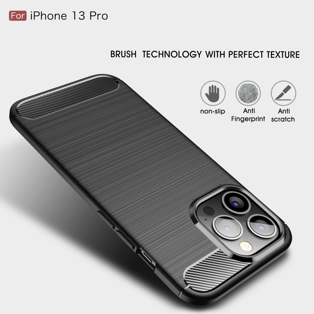 Cover Brushed TPU Case iPhone 13 Pro Black