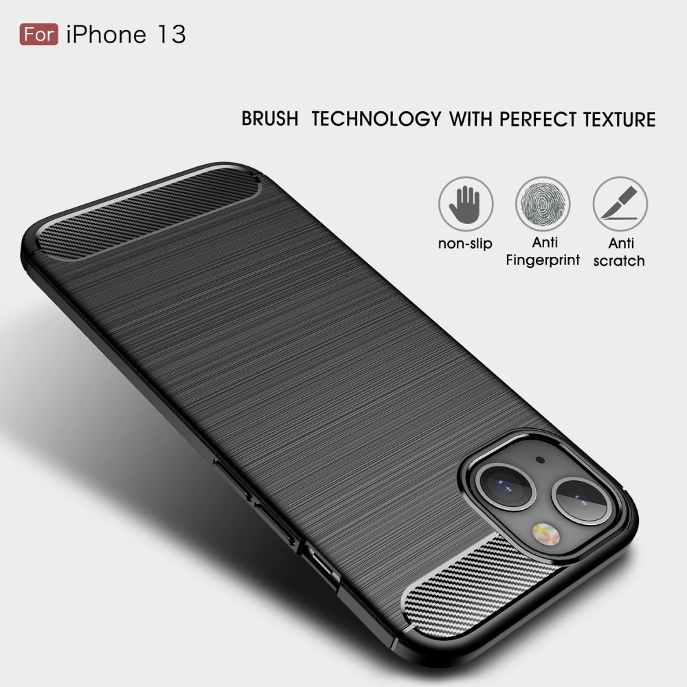 Cover Brushed TPU Case iPhone 13 Black