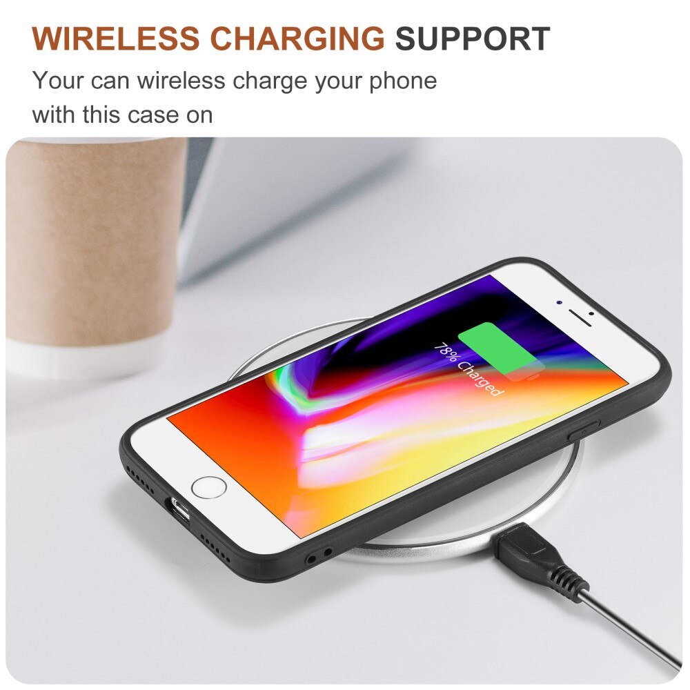 Cover Magnetic Card SlotiPhone SE 2022 Nero