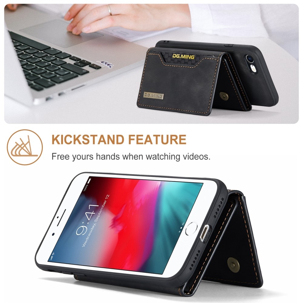 Cover Magnetic Card SlotiPhone SE 2022 Nero