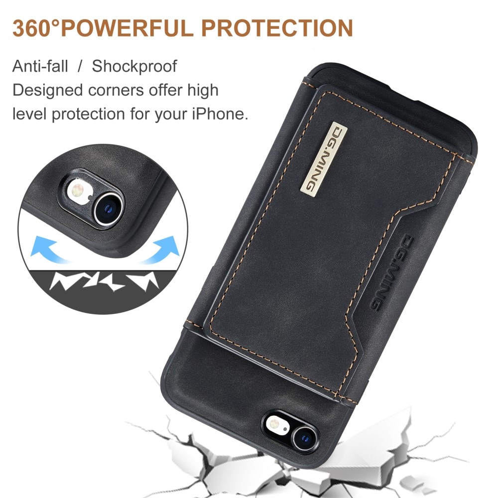Cover Magnetic Card SlotiPhone SE 2022 Nero