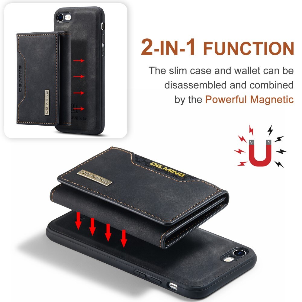 Cover Magnetic Card SlotiPhone SE 2022 Nero