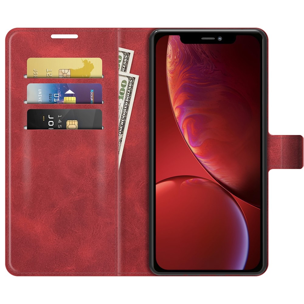 Cover portafoglio Leather Wallet iPhone 13 Mini Red