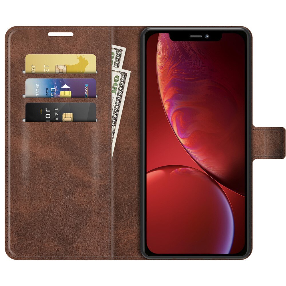 Cover portafoglio Leather Wallet iPhone 13 Mini Brown