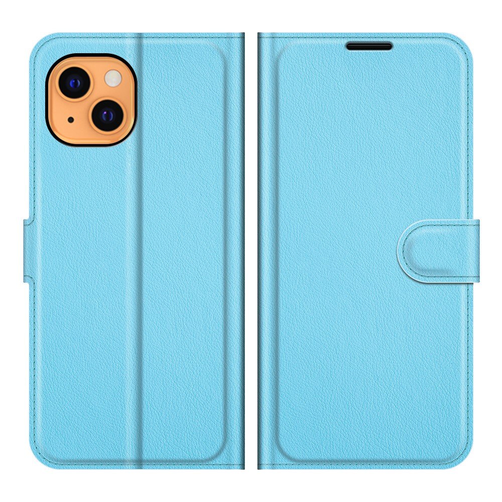 Cover portafoglio iPhone 13 Mini Blu